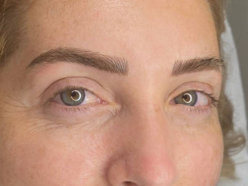 microblading dopo qualche settimana